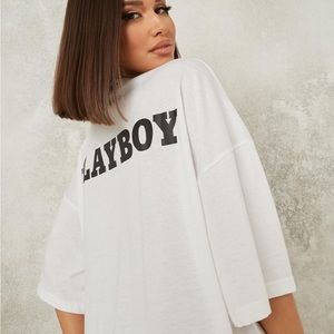 🎃Missguided x Playboy Oversized Tee